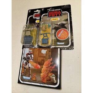 3.75 Action Figure Star Wars Lot Grogu Kenner Retro Yoda Incinerator Trooper